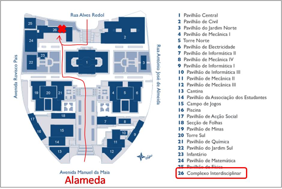  Instituto Superior Técnico (campus da Alameda).
